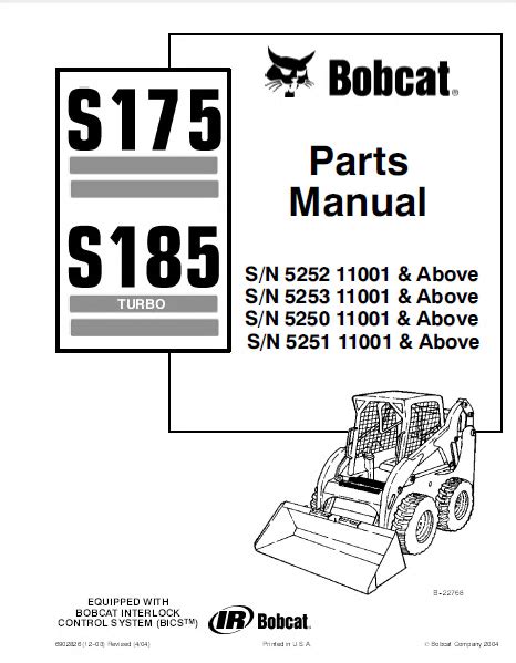 bobcat skid steer parts catalog